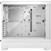 Fractal Designs Fractal Design Pop Air White - Tempered Glass Clear Tint - Mesh Front - 3x 120mm White Fans included -- High Airflow - ATX Image