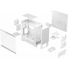 Fractal Designs Fractal Design Pop Air White - Tempered Glass Clear Tint - Mesh Front - 3x 120mm White Fans included -- High Airflow - ATX Image