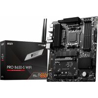 MSI PRO B650-S WIFI AM5 Motherboard, ATX - Supports AMD Ryzen 7000 Series Processors, AM5 - DDR5, Wi-Fi 6E