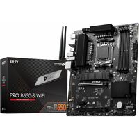 MSI PRO B650-S WIFI Motherboard, ATX - Supports AMD Ryzen 7000 Series Processors, AM5 - DDR5, Wi-Fi 6E