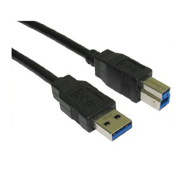 Generic  USB 3.0 Cable A Male B Male - Black (1.0mtr)