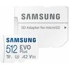Sama Samsung Evo Plus Microsd Sdxc U3 Class 10 A2 Memory Card 130Mb/S With Sd Adapter 2021 (512Gb) Image