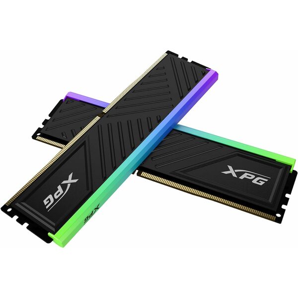 XPG ADATA XPG Spectrix D35G RGB 64GB Kit (2 x 32GB), DDR4, 3600MHz (PC4-28800), CL18, XMP 2.0, DIMM Memory, Black