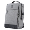 MARVO Laptop 15.6 inch Backpack with USB Charging Port, Waterproof Durable Fabric, Max Load 20kg, Grey Image