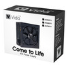 VIDA Lite 500W ATX PSU, Fluid Dynamic Ultra-Quiet Fan, Flat Black Cables, Power Lead Not Included Image