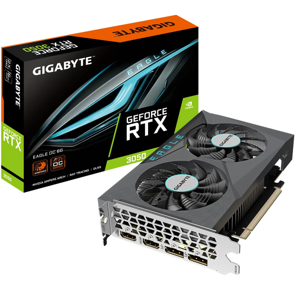 Gigabyte NVIDIA GeForce RTX 3050 6GB EAGLE OC Ampere Graphics Card