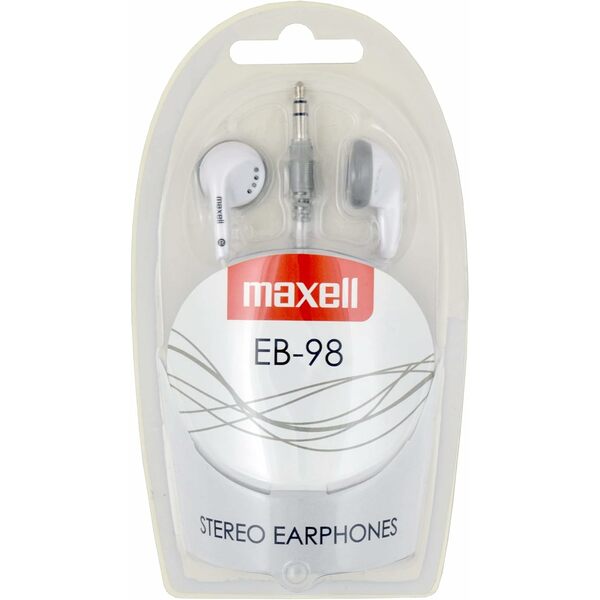Maxell EB-98 stereo earphones - White