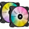 Corsair iCUE SP140 RGB ELITE Performance 140 mm PWM Dual Fan Kit with iCUE Lighting Node Image