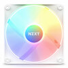 NZXT F120 RGB DUO 120mm White Fan (Controller required not included) Image