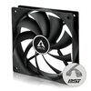 Arctic Cooling Arctic F12 12cm PWM PST Case Fan, Black, 9 Blades, Fluid Dynamic, 230-1350 RPM Image
