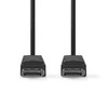 NEDIS DisplayPort Male to DisplayPort Male, 4K@60Hz, 2.00 m, PVC, Black Image