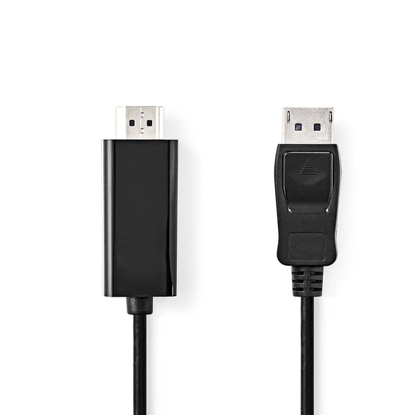 Generic Nedis DisplayPort Male to HDMI™ Male,  1080p, 2.00 m, Black