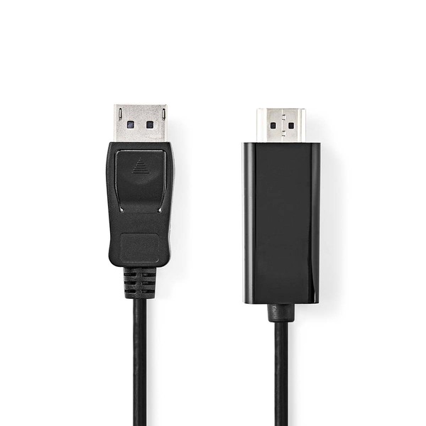 Generic Nedis DisplayPort Male to HDMI™ Male,  1080p, 3.00 m, Black