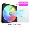 NZXT F140 RGB CORE 140mm Single (Black) (Controller required not included) Image