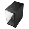 VIDA Vetro Black ARGB Gaming Case w/ Glass Front & Side, ATX, 3x ARGB Fans, 6-Port PWM ARGB Fan Hub Image