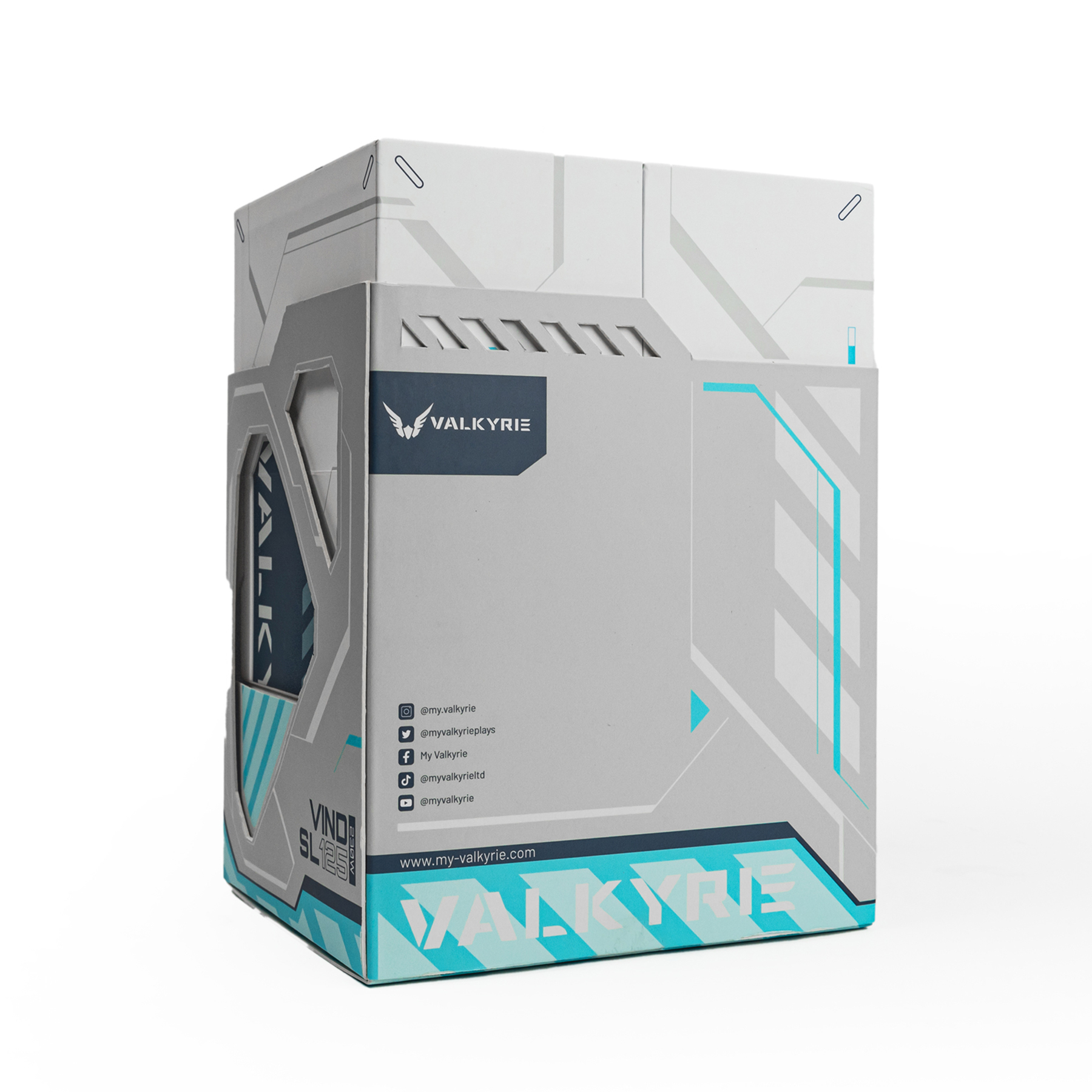 Valkyrie VIND SL125 WHITE AIR CPU COOLER | Falcon Computers