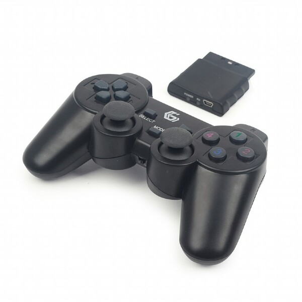 Gembird Wireless Dual Vibration Gamepad - For  PC / PLAYSTATION 2 and 3