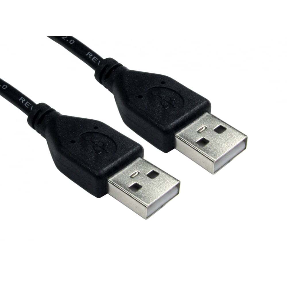 Generic 1 Metre USB A Male - A Male - Black | Falcon Computers