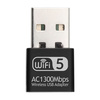 JEDEL Dual Band 2.4/5Ghz 1300Mbps Wireless Usb Wifi Network Adapter Image