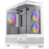 ANTEC CX500M (White) Micro Tower Gaming Case, Tempered Glass, 3x RGB Fans Image