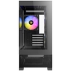 ANTEC CX500M (Black) Micro Tower Gaming Case, Tempered Glass, 3x RGB Fans Image