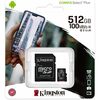 Kingston 512GB Canvas Select Class 10 UHS-I speeds Up to 100Mb/s with SD Adapter Included Image