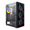 Montech X3 MESH Black High Airflow Tempered Glass Gaming Case ATX inc 6x RGB Fans Image