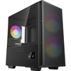 Deepcool CH360 Digital Gaming Case (Black) Mid Tower with Tempered Glass Side Window Panel, USB 3.0/USB-C Ports, Image