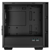 Deepcool CH360 Digital Gaming Case (Black) Mid Tower with Tempered Glass Side Window Panel, USB 3.0/USB-C Ports, Image
