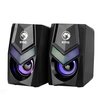 MARVO Scorpion  Gaming Speakers, Stereo Sound, USB Powered, 7 Colour RGB Lighting, 6w, 3.5mm Input, Black Image