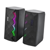 MARVO Scorpion SG-269 Bluetooth Gaming Speakers, Stereo Sound, USB Powered, Connect Wired or Bluetooth, Touch Control RGB Lighting with 6 Modes, 6W, Black Image