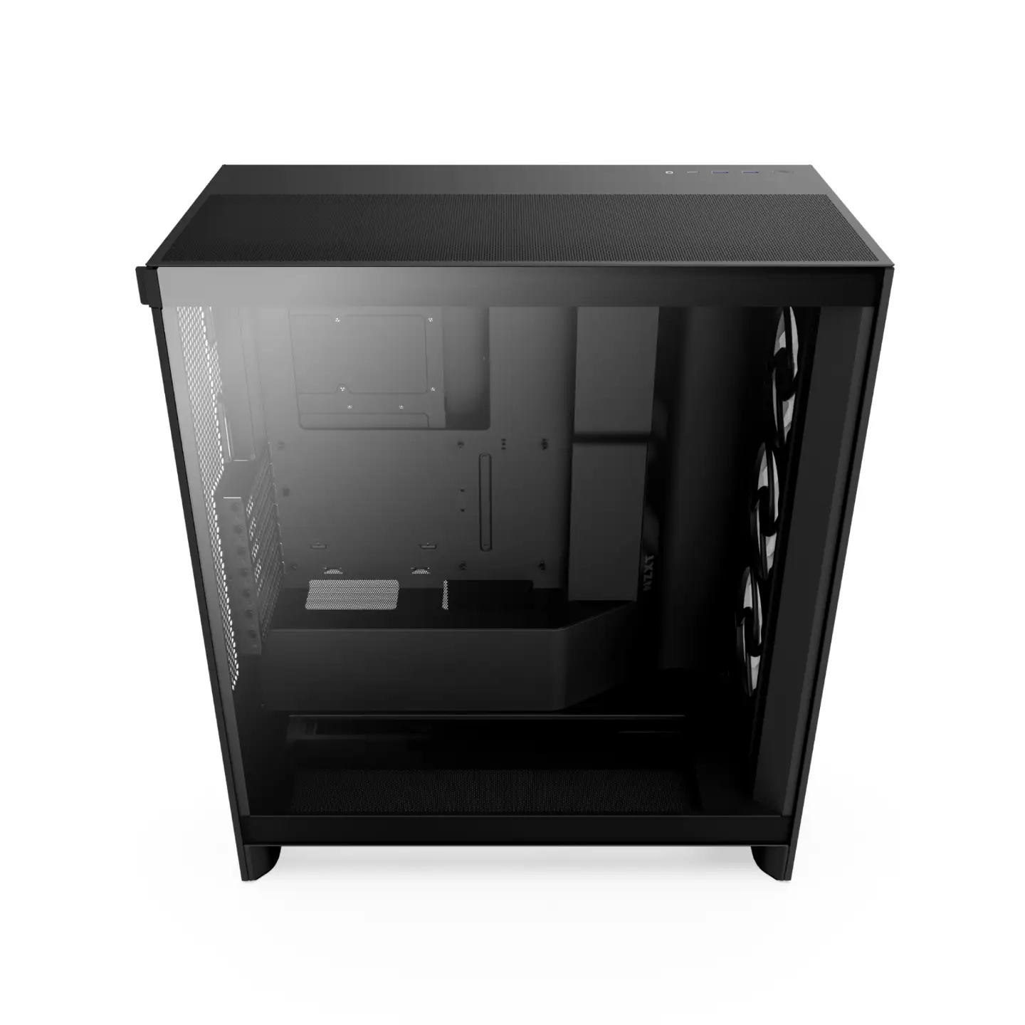 NZXT H7 Flow RGB (2024) Mid Tower Tempered Glass PC Gaming Case Black