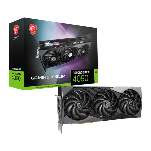MSI NVIDIA GeForce RTX 4090 24GB GAMING X SLIM Ada Lovelace Graphics