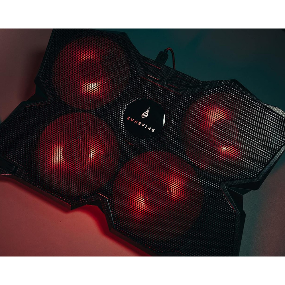 SureFire Bora Gaming Laptop Cooling Pad - Support de Refroidissement pour Ordinateur Portable 12