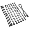 Kolink Core Pro Braided Cable Extension Kit 12VHWPR Type 2 - Jet Black/Brilliant White Image