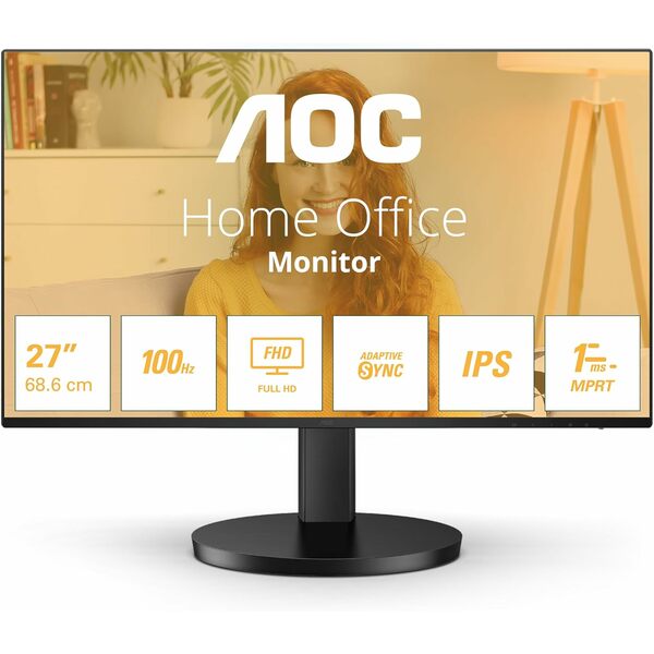 Aoc 27 Inch 1920X1080 Va 100Hz  Widescreen Monitor - Black - SPECIAL OFFER- MUST END SOON