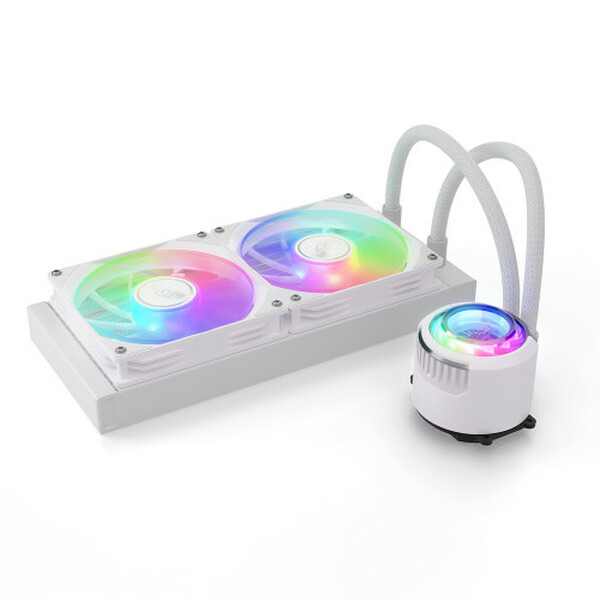 Valkyrie Jarn 240 ARGB White Intel/AMD CPU All in one Liquid Cooler