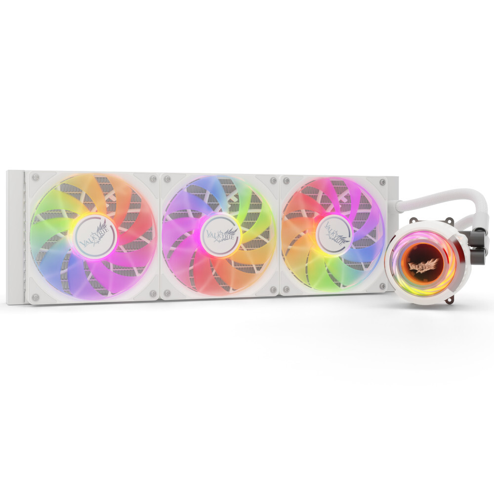 Valkyrie Jarn 360 ARGB White Intel/AMD CPU All in one Liquid Cooler ...
