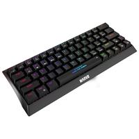 Marvo Scorpion Tri-Mode Wireless 60% TKL Mechanical Gaming Keyboard with Red Switches, Wireless, Bluetooth or Wired