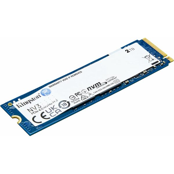 Kingston NV3 M.2-2280 2TB PCI Express 4.0 x4 NVMe Solid State Drive
