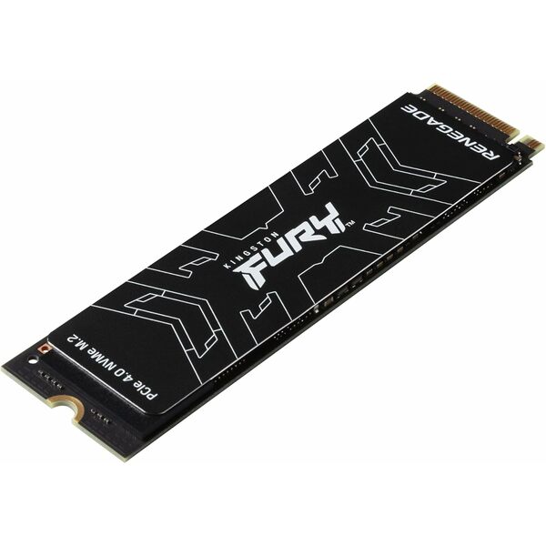 Kingston 2TB Fury Renegade M.2 NVMe SSD, M.2 2280, PCIe4, 3D TLC NAND, R/W 7300/7000 MB/s, 1M/1M IOPS, Aluminium Heatspreader