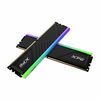 XPG ADATA XPG Spectrix D35G RGB 64GB Kit (2 x 32GB), DDR4, 3200MHz (PC4-25600), CL16, XMP 2.0, DIMM Memory, Black Image