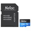 Netac P500 128GB MicroSDXC Card with SD Adapter, UHS-I Class 10, U1, 90MB/s Image
