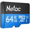 Netac P500 64GB MicroSDXC Card with SD Adapter, UHS-I Class 10, U1, 90MB/s Image