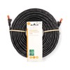 NEDIS RJ45 Male - RJ45 Male - U/UTP - 30.0m Outdoor -CCA - upto 1Gb/ps / 250Mhz - Black Image