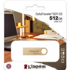 Kingston 512GB DataTraveler SE9 G3 Memory Pen, USB 3.2 Gen1 Type-A, Metal Gold Casing Image