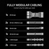 Corsair 1000W Enthusiast RMx Series RM1000X V3 PSU, FDB Fan, Fully Modular, 80+ Gold, ATX 3.1, PCIe 5.1 Image