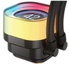Corsair iCUE LINK TITAN 360 RX LCD RGB Liquid CPU Cooler, RX120 RGB Magnetic Dome Fans, Personalised LCD Screen, iCUE LINK Hub Included, Black Image