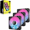 Corsair iCUE LINK RX120 RGB 120mm PC Case Fan - Starter Kit, Black Image