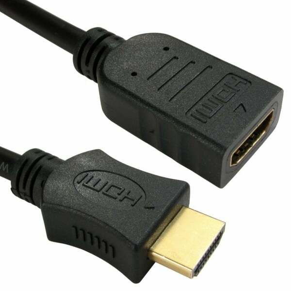 Falcon Value HDMI™ Male to HDMI™ Female, 4K@30Hz   3.00m Extension - Black